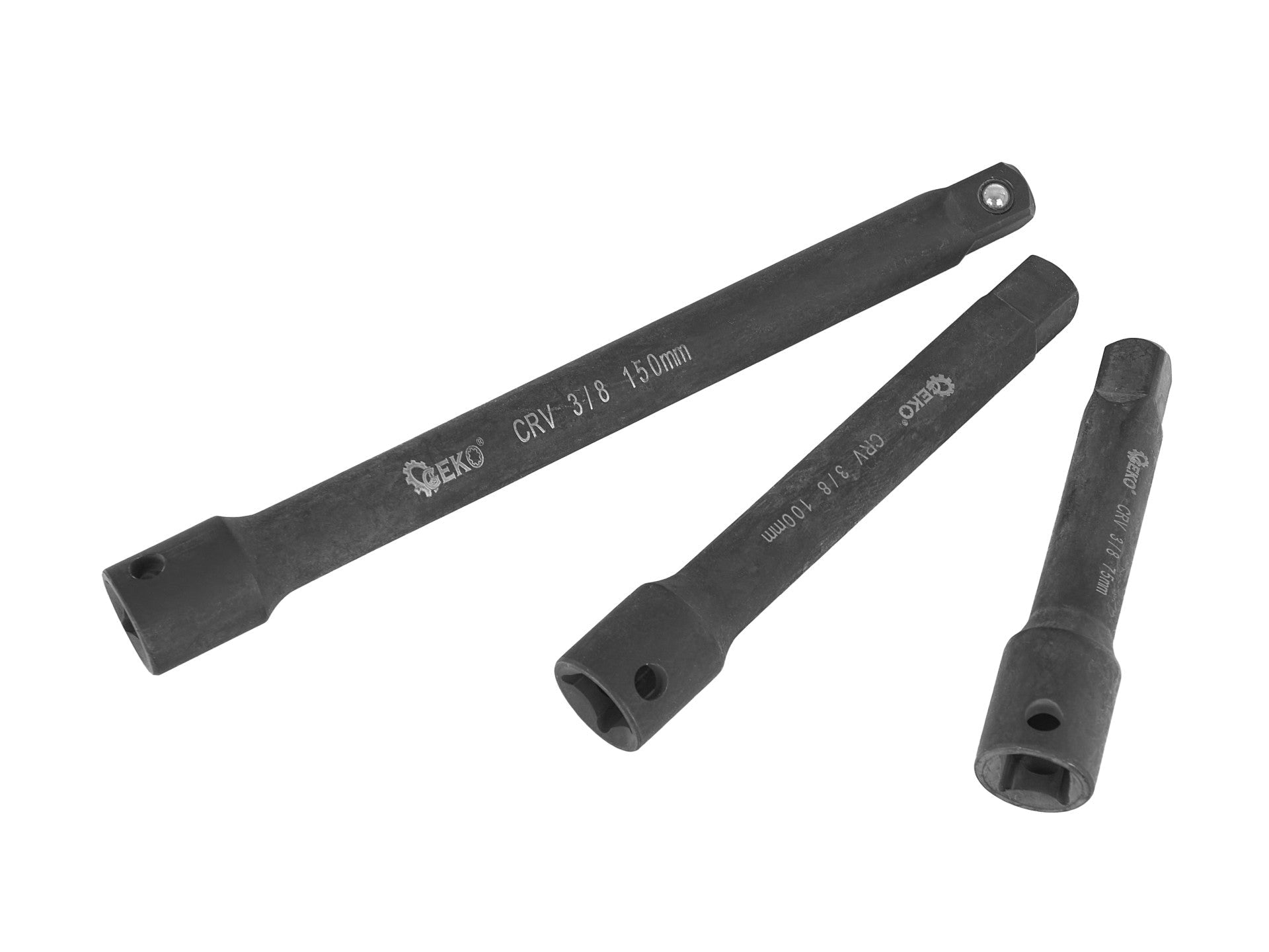 Rázové predĺženia 1/4'' 3/8'' 1/2'', sada 9ks