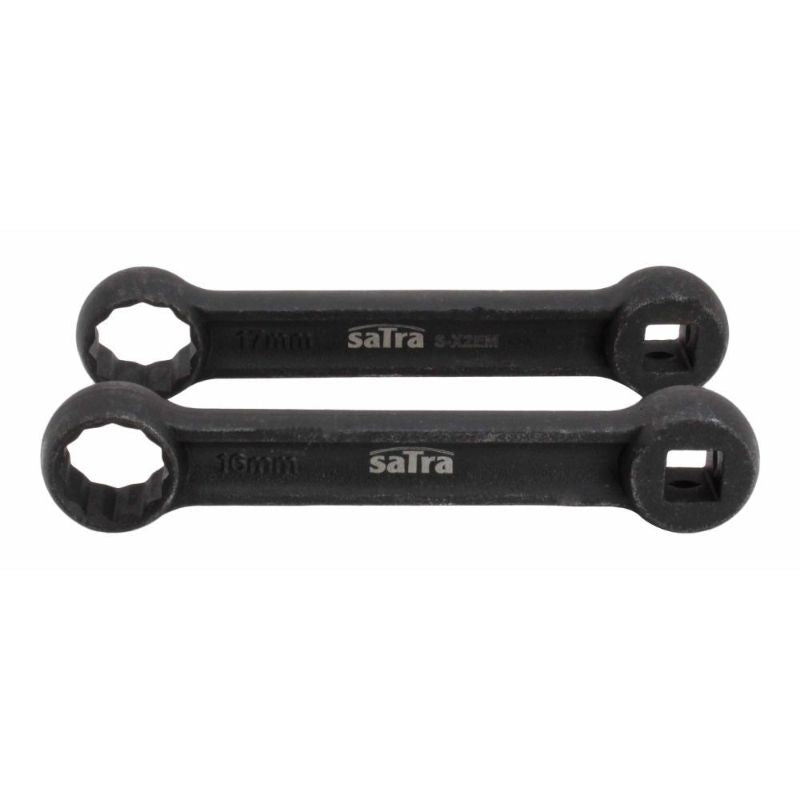 Sada rovných očkových kľúčov s 12-hranom 16-17 mm pre mercedes