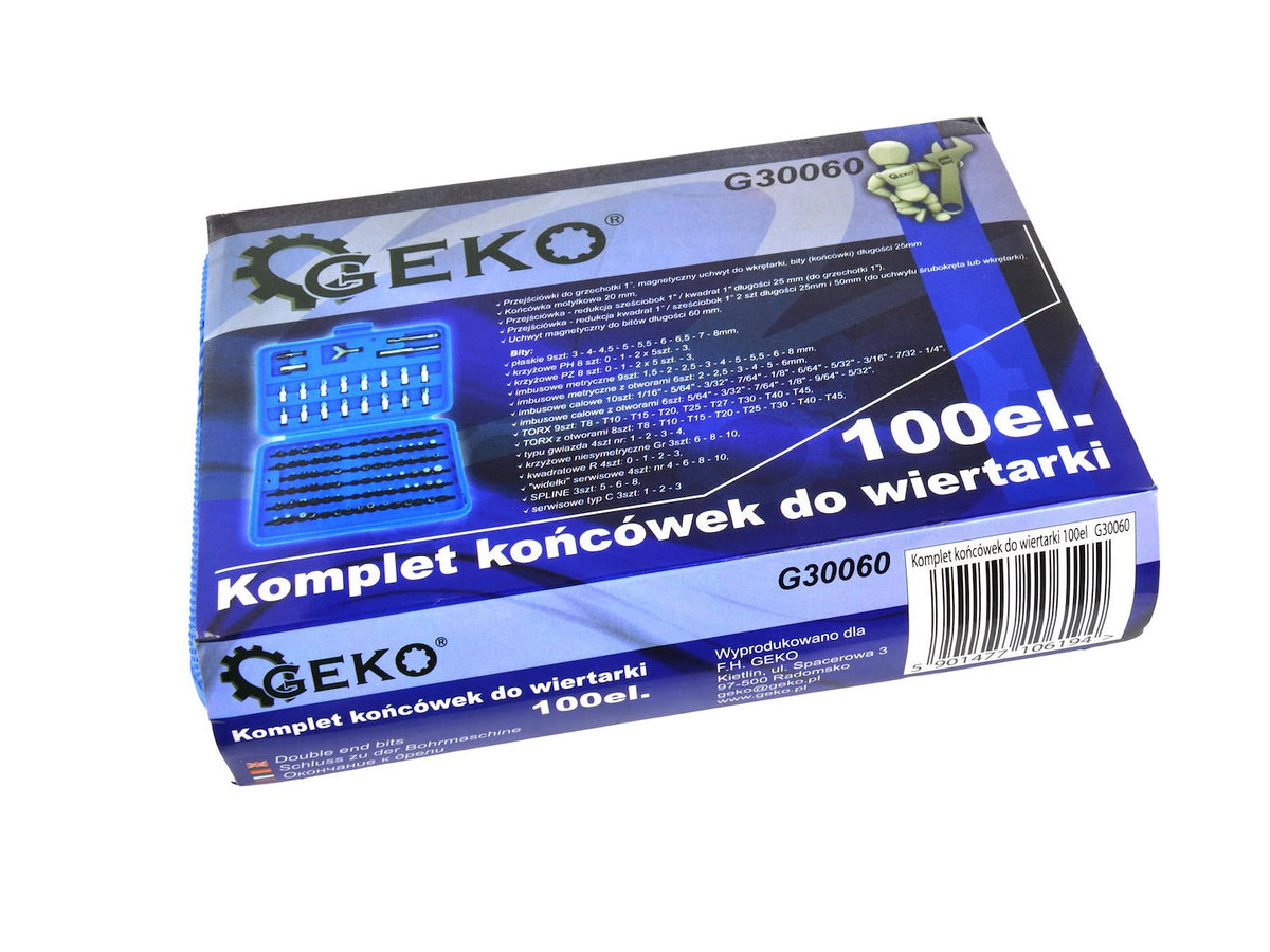 Sada bitov 100ks, Geko