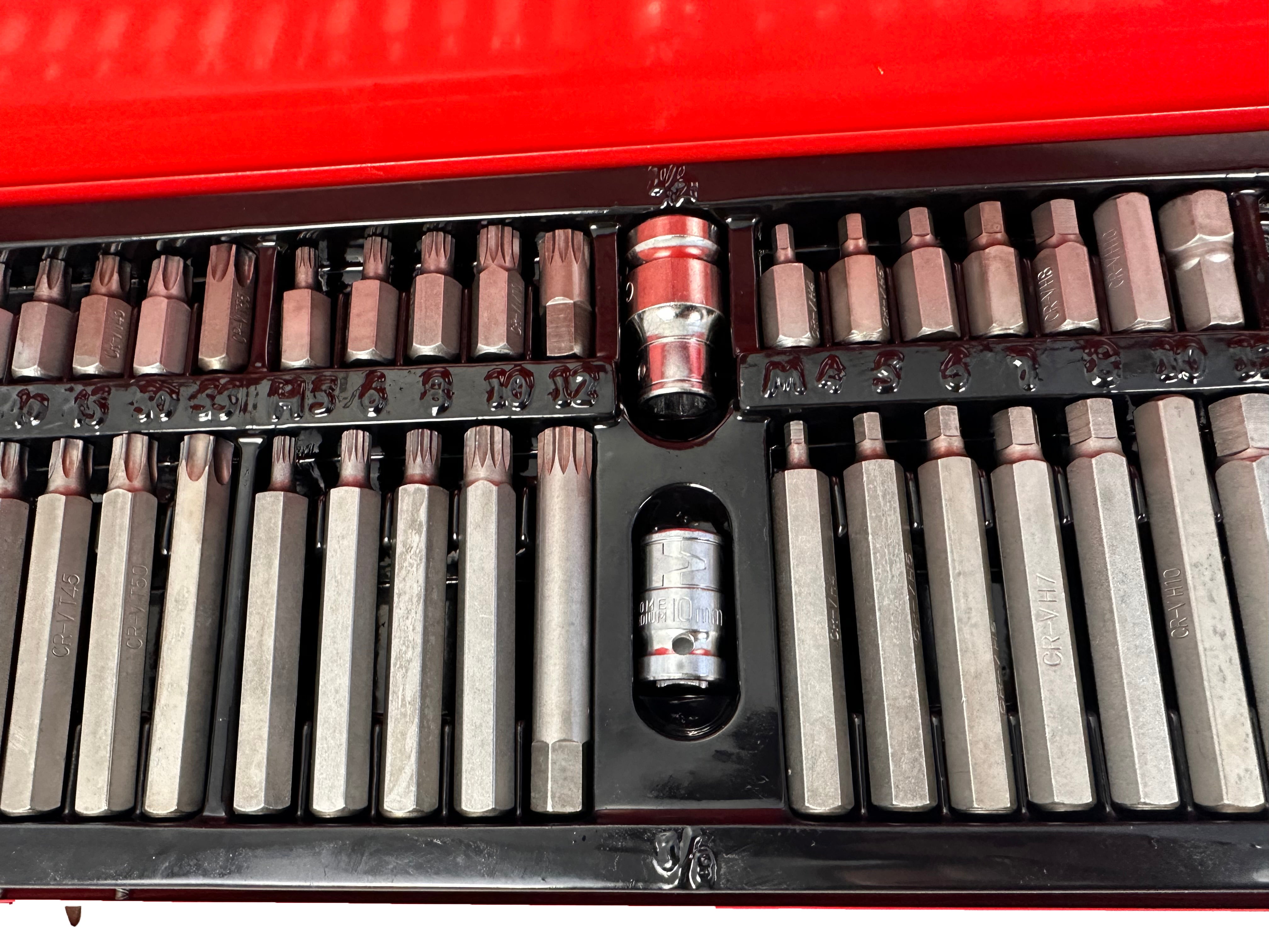 Sada bitov Hex, Torx, Torx s otvorom a XZN, 54ks, Gebo Tools