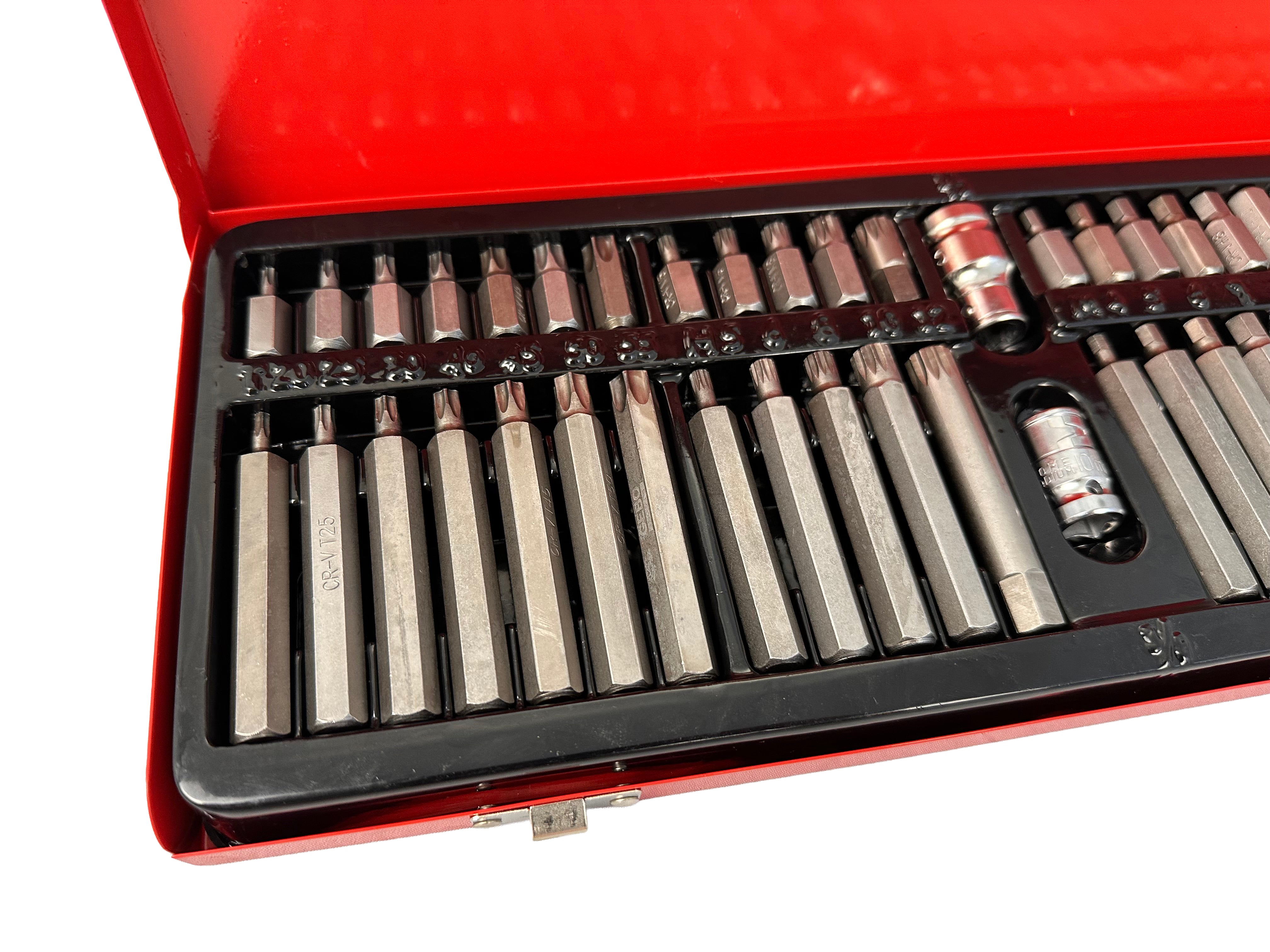 Sada bitov Hex, Torx, Torx s otvorom a XZN, 54ks, Gebo Tools