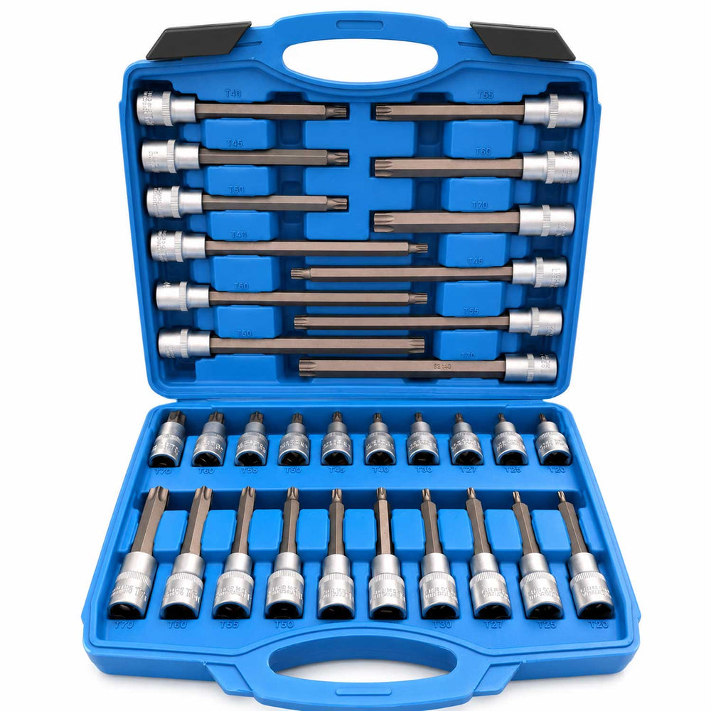 Sada dlhých bitov Torx 1/2'' 32ks, Gebo Tools