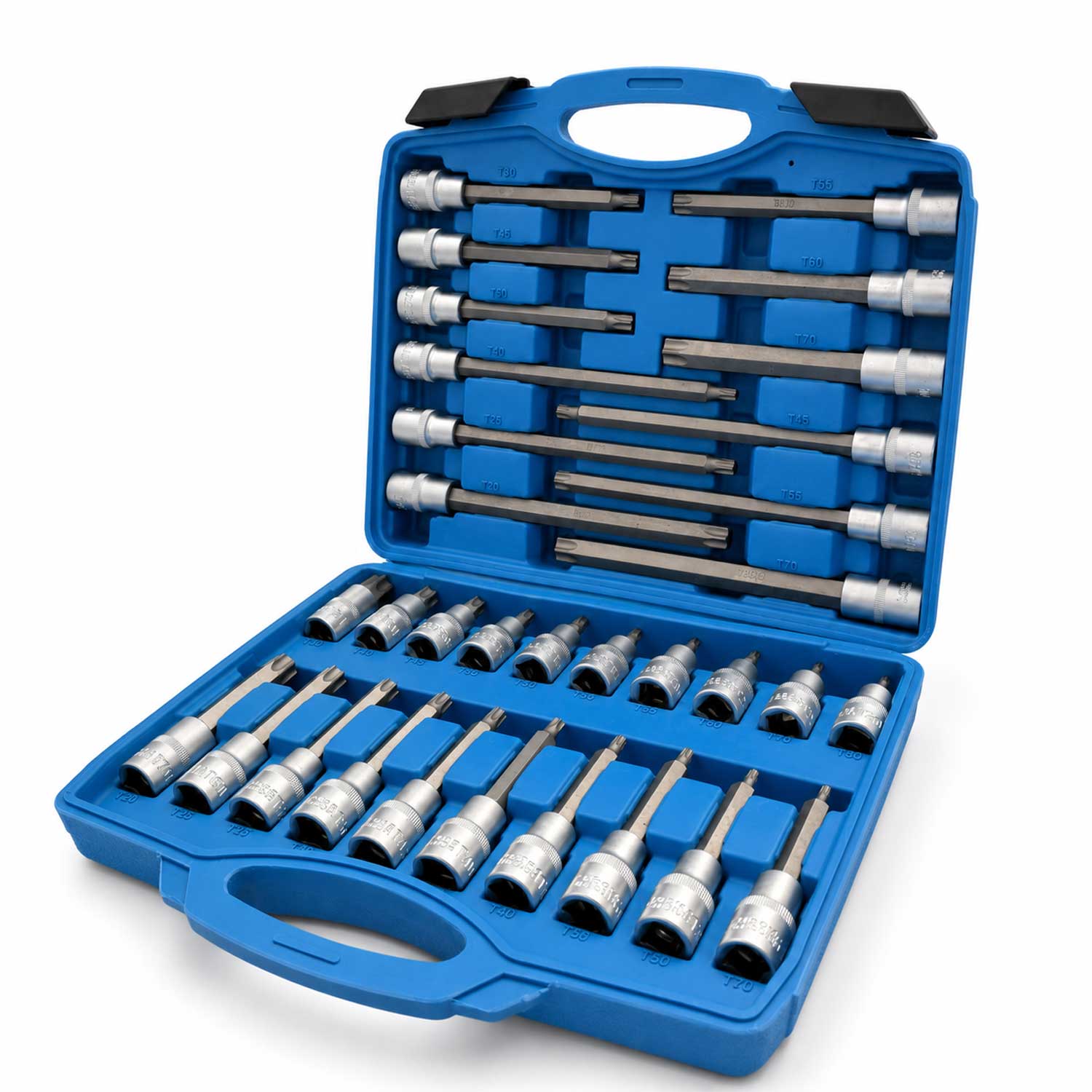 Sada dlhých bitov Torx 1/2'' 32ks, Gebo Tools