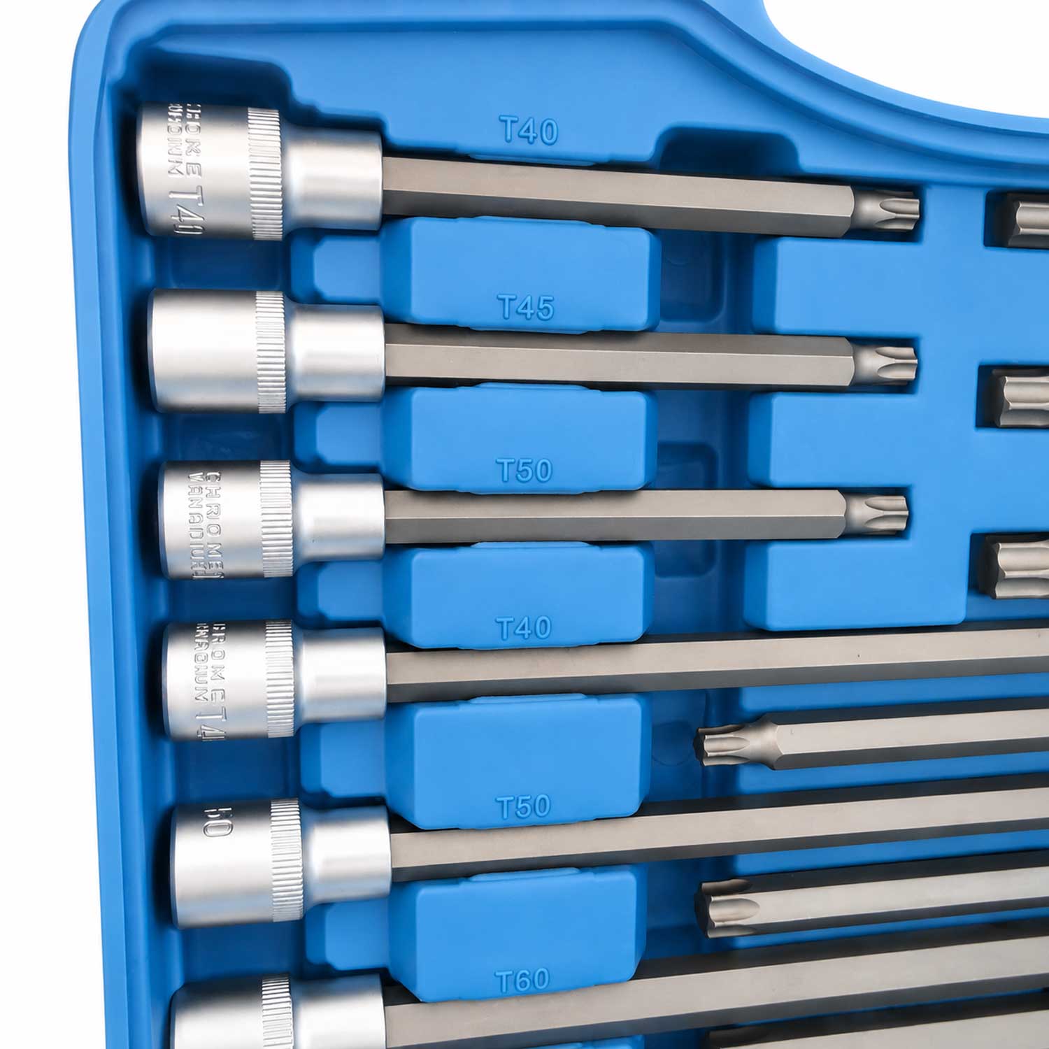 Sada dlhých bitov Torx 1/2'' 32ks, Gebo Tools