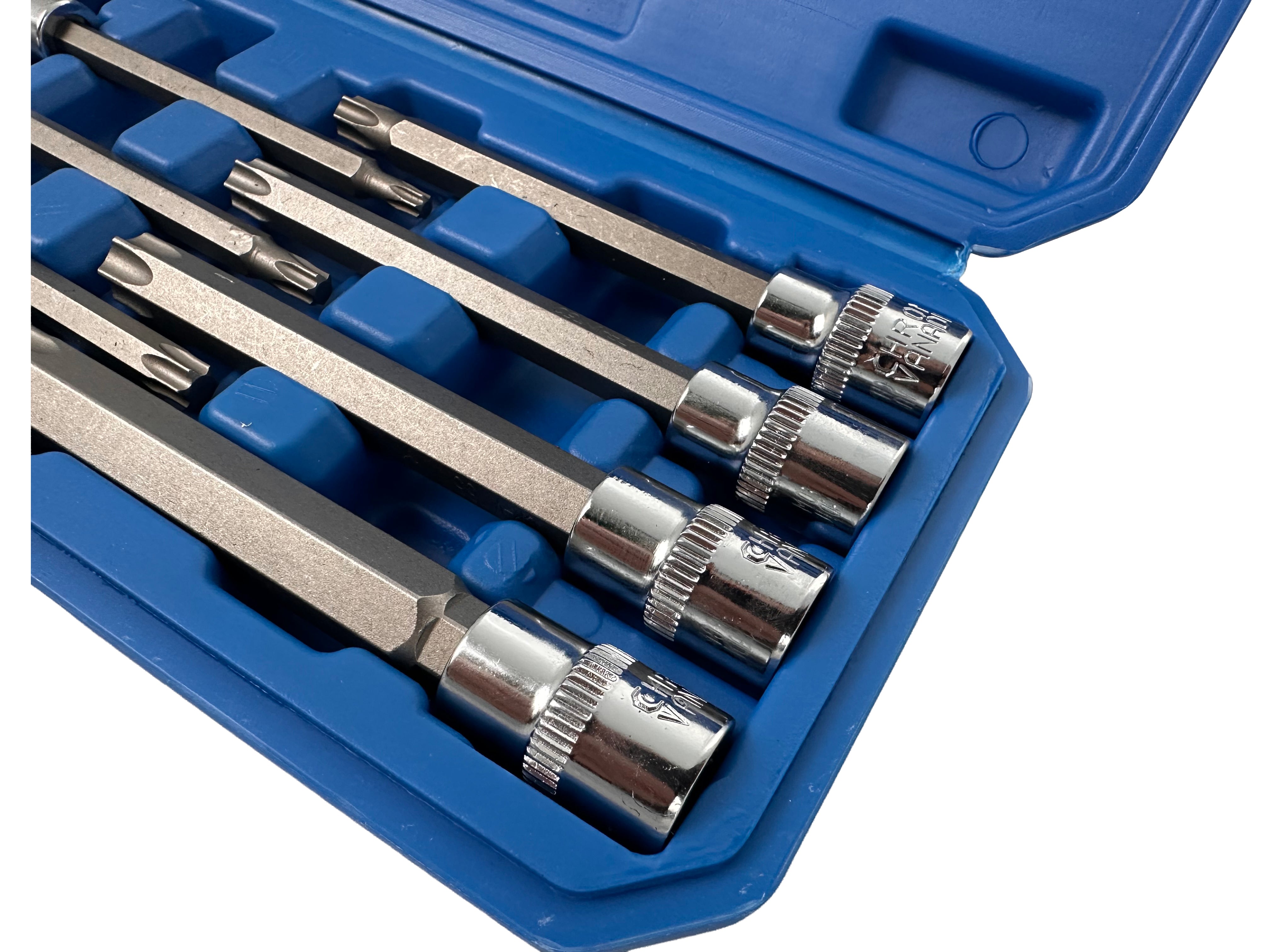 Sada dlhých Torx nástrčných kľúčov - bitov, 3/8'', 7ks Gebo Tools