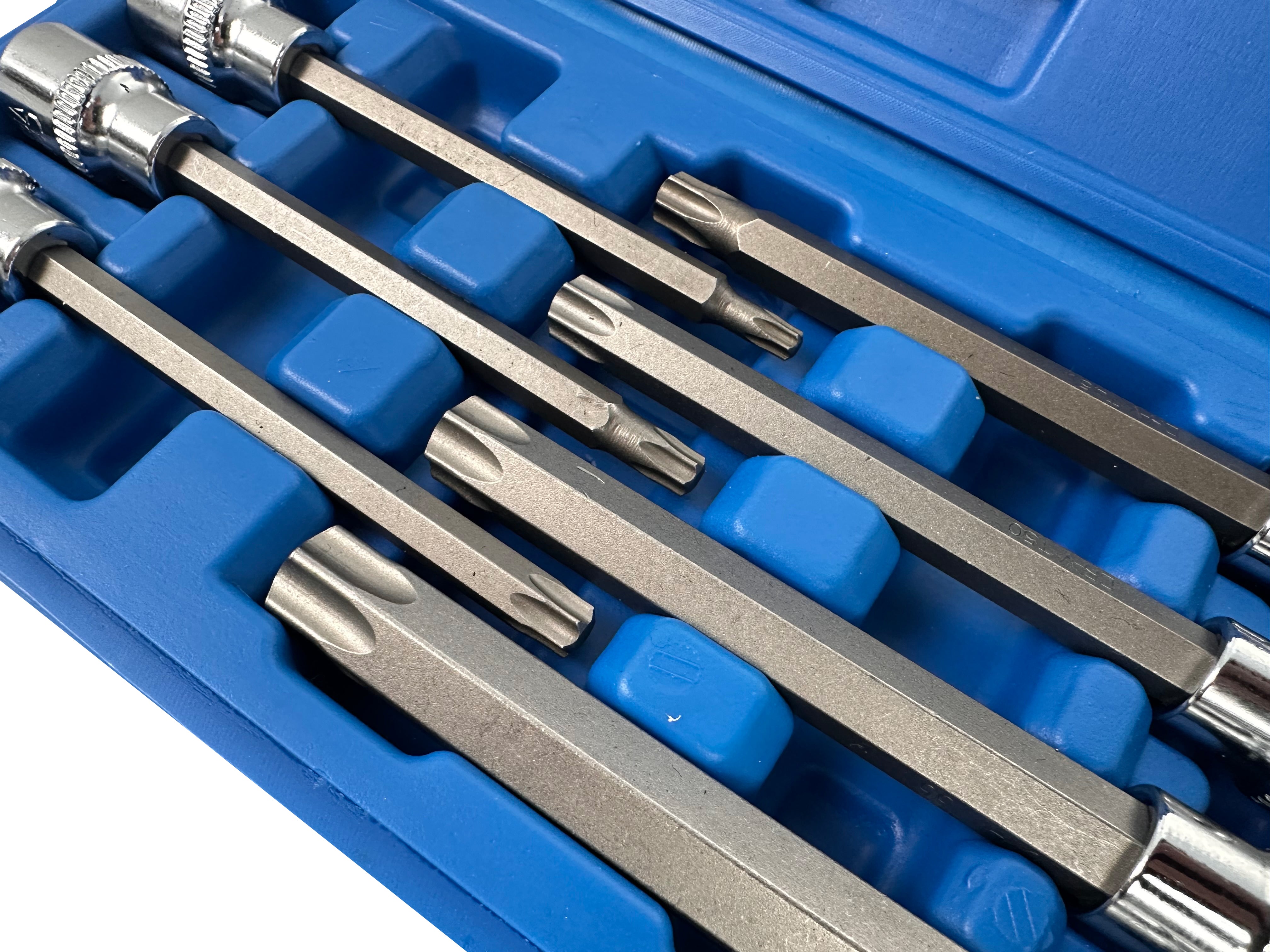 Sada dlhých Torx nástrčných kľúčov - bitov, 3/8'', 7ks Gebo Tools