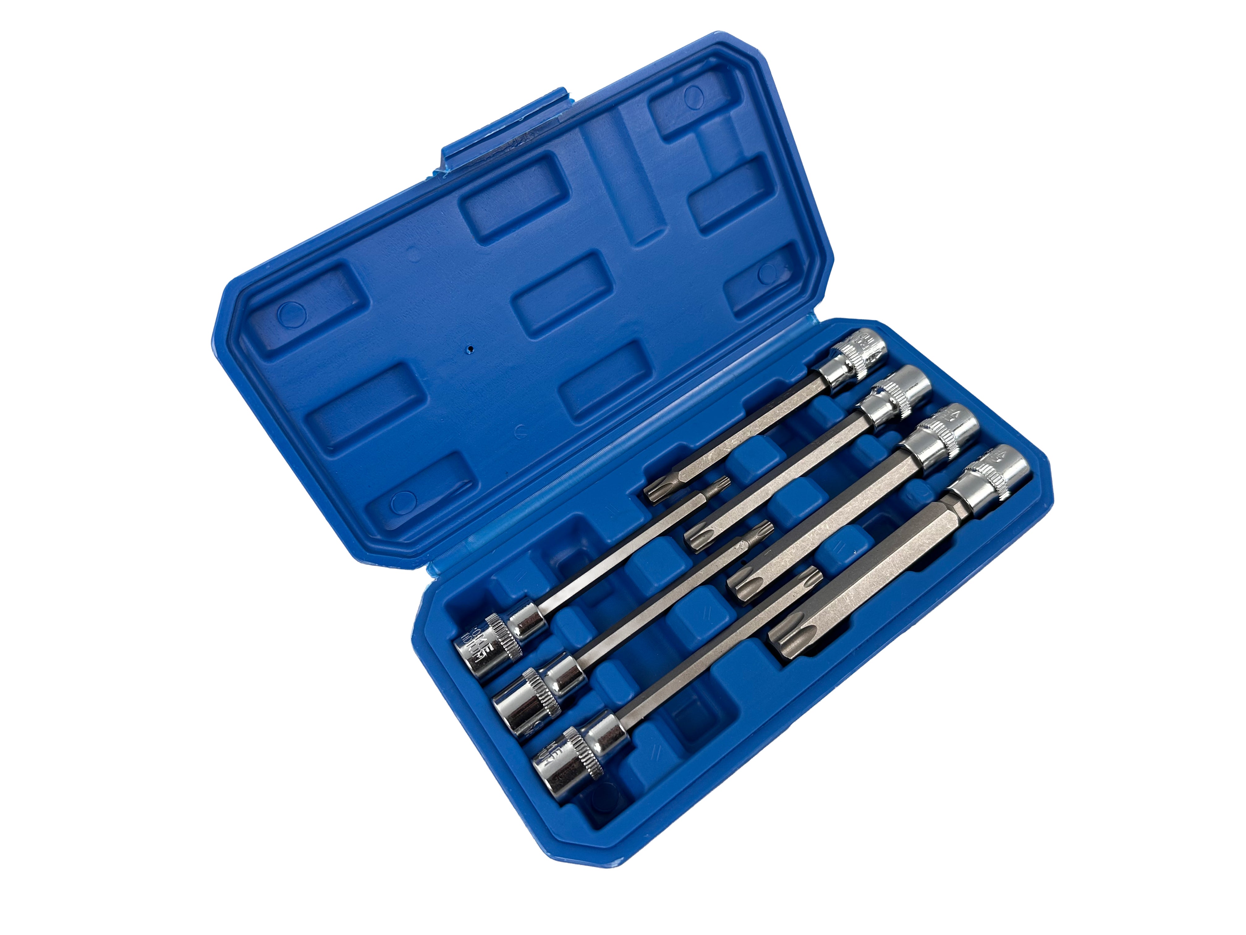 Sada dlhých Torx nástrčných kľúčov - bitov, 3/8'', 7ks Gebo Tools