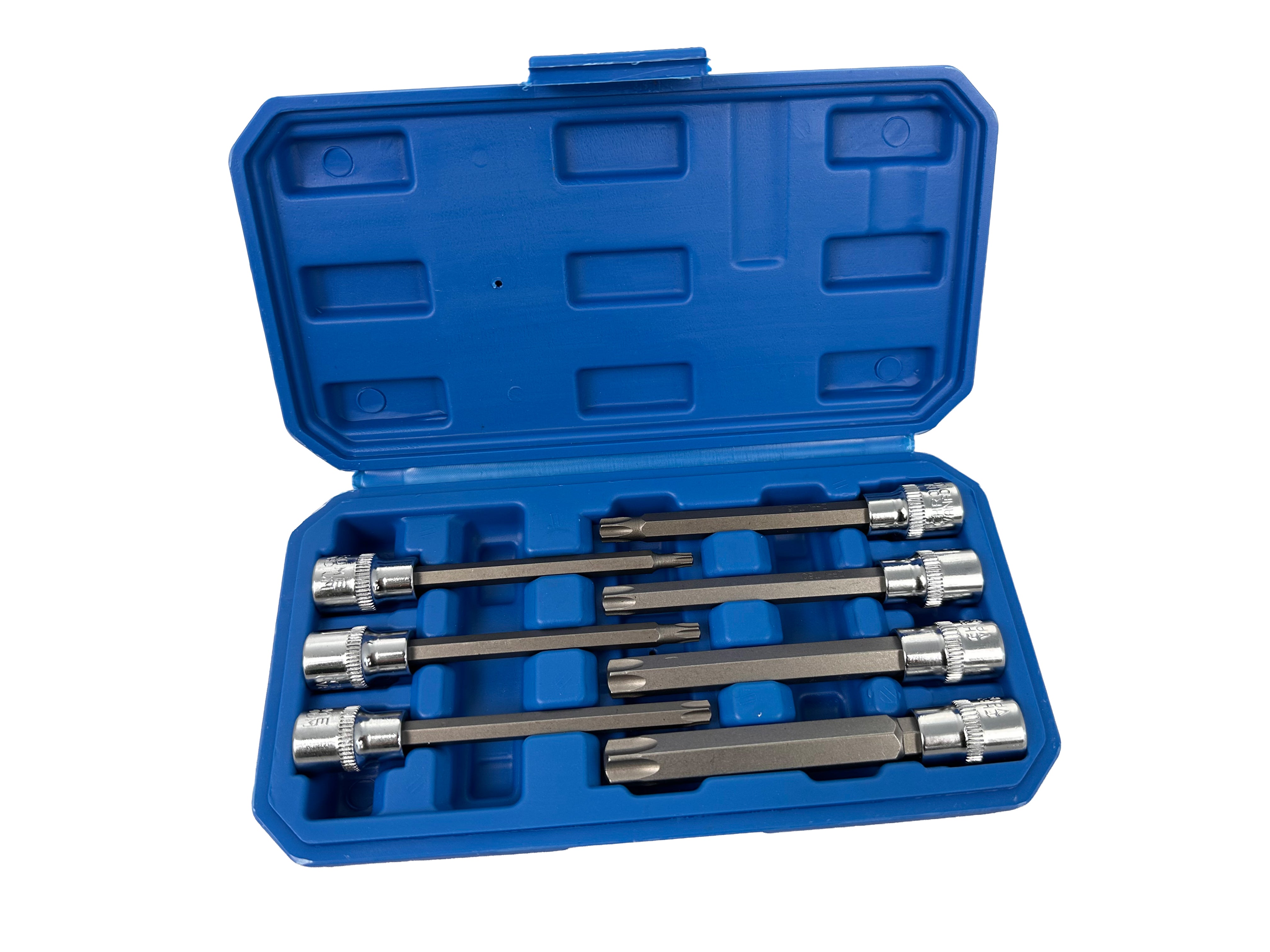 Sada dlhých Torx nástrčných kľúčov - bitov, 3/8'', 7ks Gebo Tools