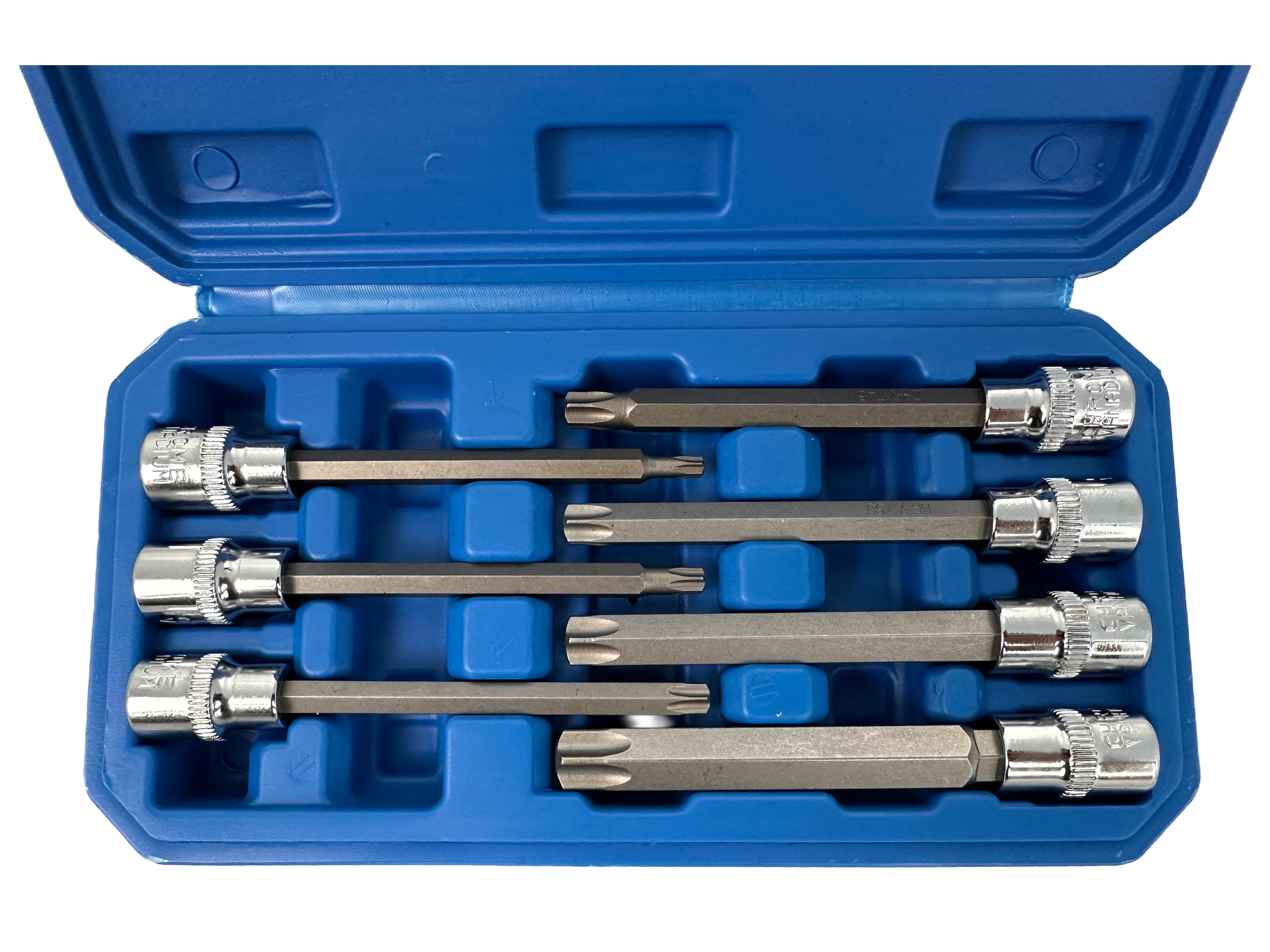 Sada dlhých Torx nástrčných kľúčov - bitov, 3/8'', 7ks Gebo Tools