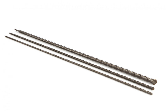 Sada dlhých vrtákov do betónu SDS Plus 12, 16, 24mm, 1000mm, 3ks