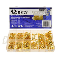 Sada elektrických káblových konektorov pre automobily 450ks 2,8 - 8,2mm Geko