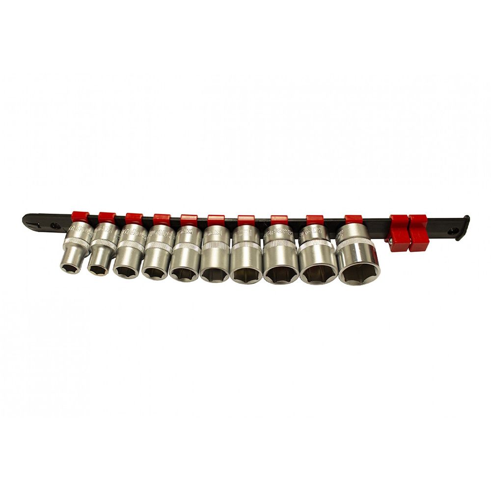 Sada šesťhranných nástrčných hlavíc - kľúčov 1/2", 10 - 22mm, 10ks Kroftools