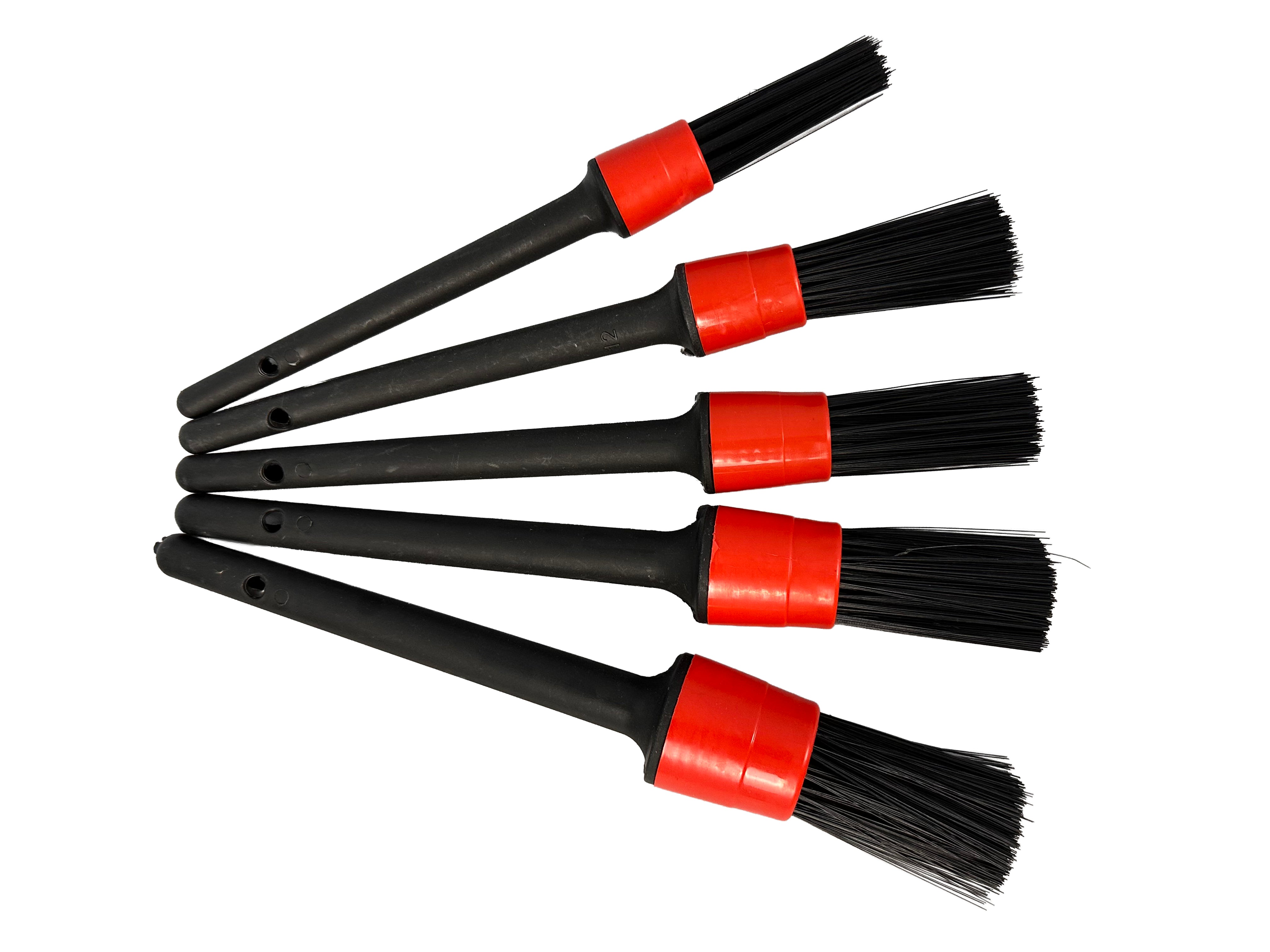 Sada kefiek na detailing - čistenie interiéru auta, 5ks Gebo Tools