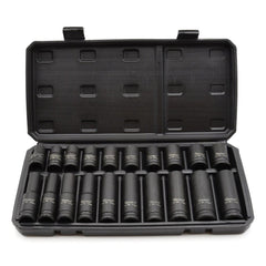 Sada krátkych a dlhých rázových nástrčných hlavíc - kľúčov 1/2'', 10 - 19mm, 20ks