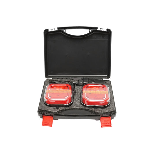 Sada LED magnetických svetiel na príves s bezdrôtovým ovládaním 12-24V, Breckner Germany