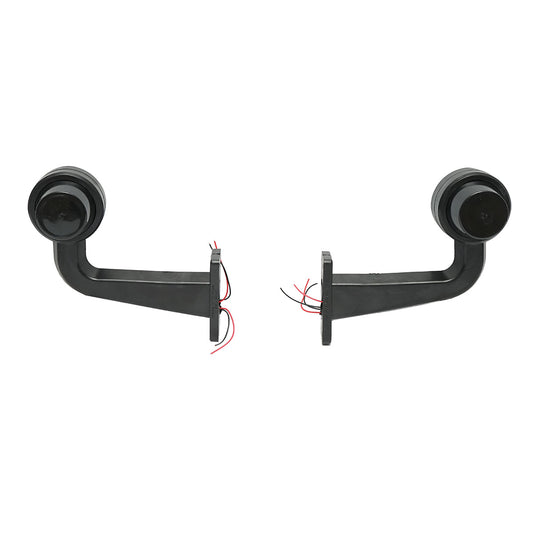 Sada LED svetiel bočné, obrysové, s držiakom, 12-24V, červeno-biela, dymové, FR0157 Breckner Germany
