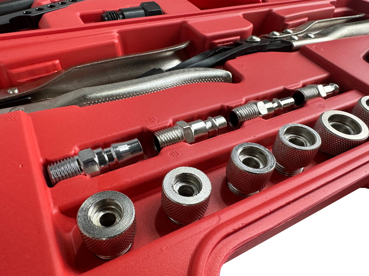 Sada na montáž a demontáž ventilov, adaptéry pre tesniace a vodiace puzdrá, Gebo Tools