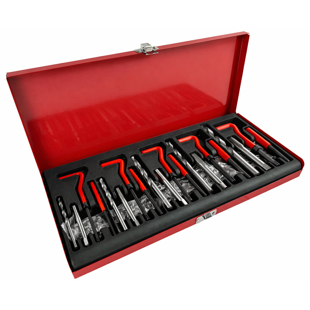 Sada na opravu závitov M5, M6, M8, M10, M12, 131ks Gebo Tools