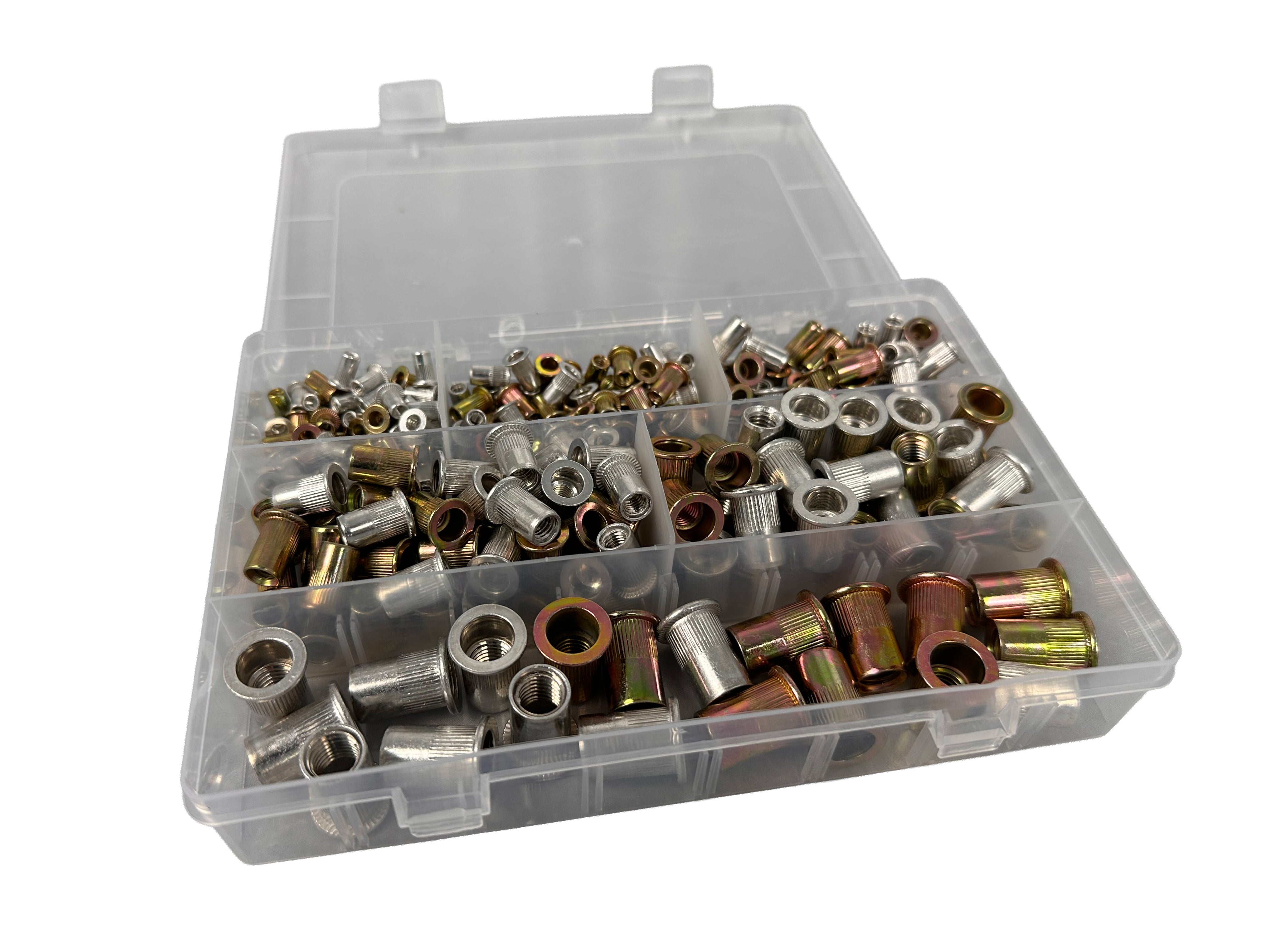 Sada nitovacích matíc M3 - M10, 300ks, Gebo Tools