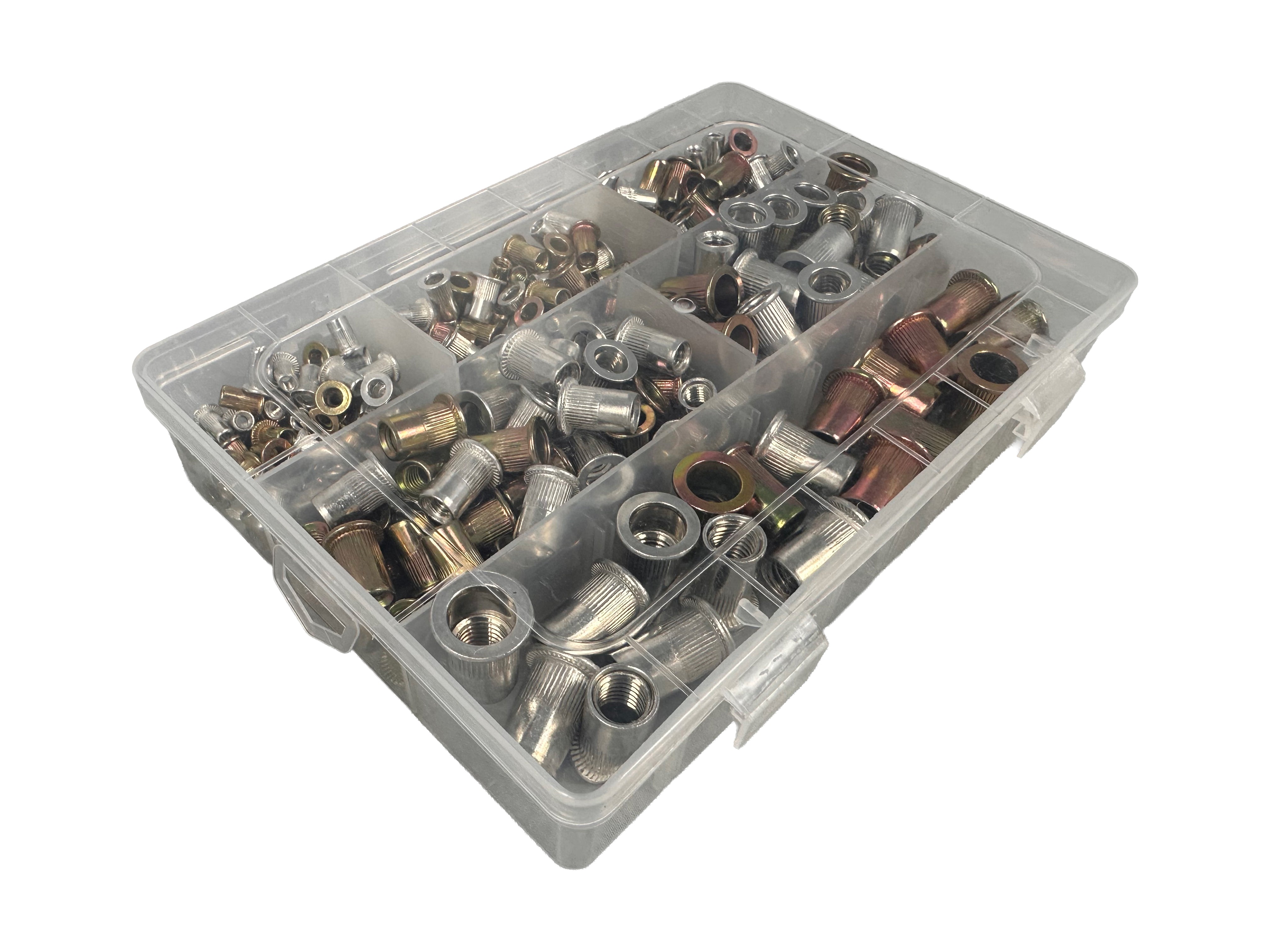 Sada nitovacích matíc M3 - M10, 300ks, Gebo Tools