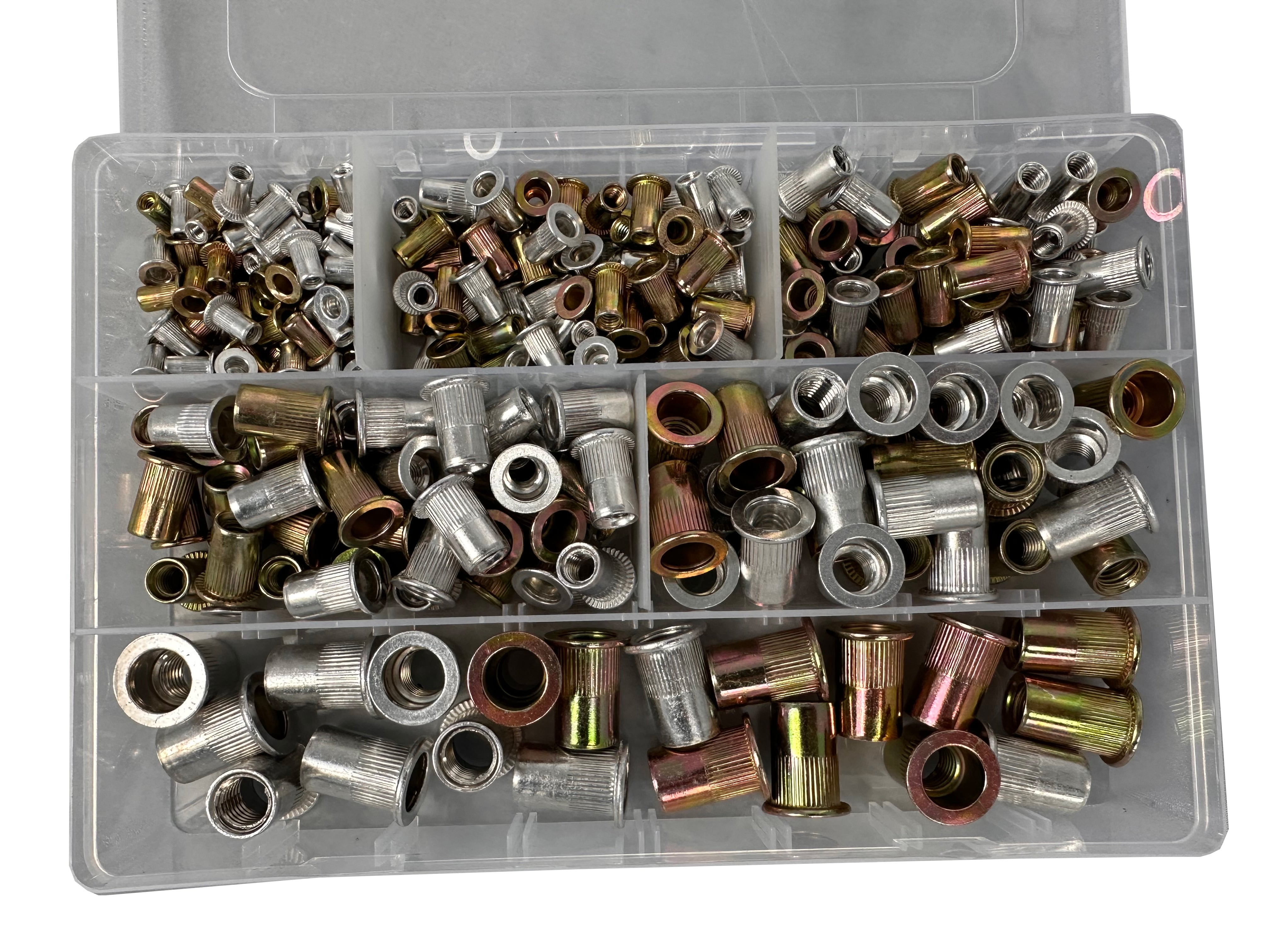 Sada nitovacích matíc M3 - M10, 300ks, Gebo Tools