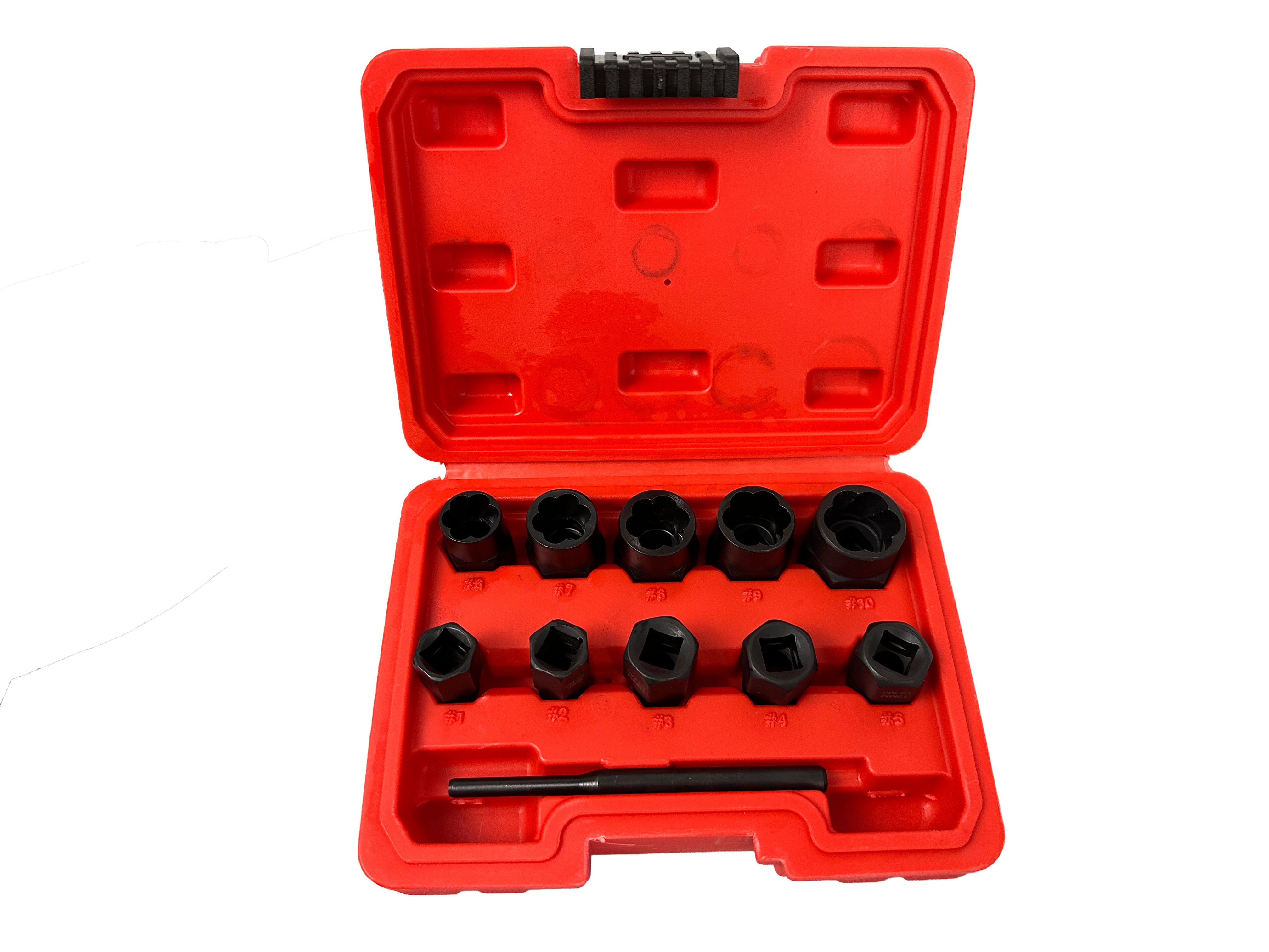 Sada nástrčných hlavíc - kľúčov na opotrebované skrutky 9 - 19mm, 11ks Gebo Tools