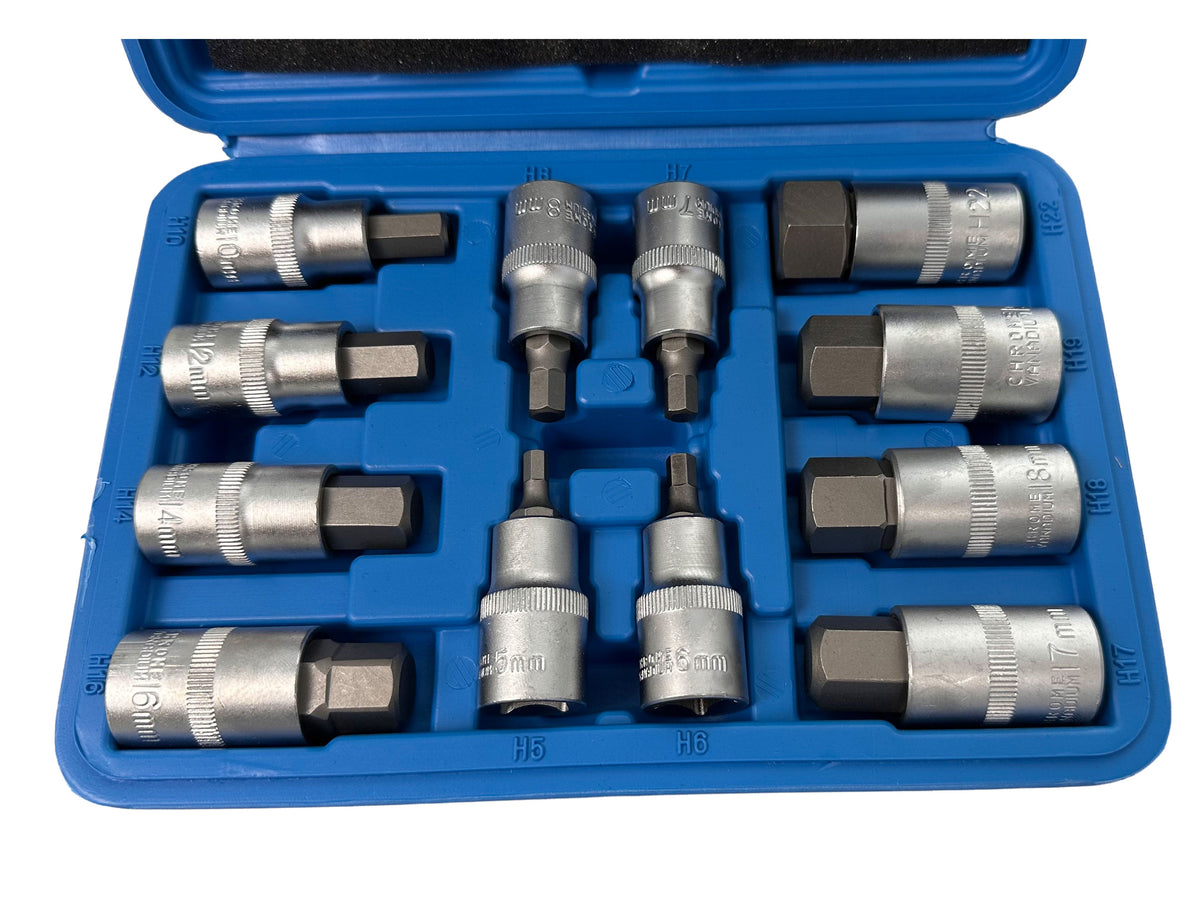 Sada nástrčných hlavíc s bitom - kľúčov Imbus H5 - H22, Gebo Tools