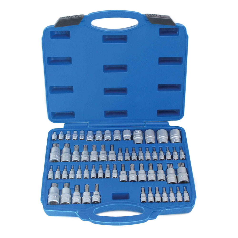 Sada nástrčných hlavíc s bitom - kľúčov Torx, E-Torx, Torx Plus, 1/2'', 1/4'', 3/8'', 60ks