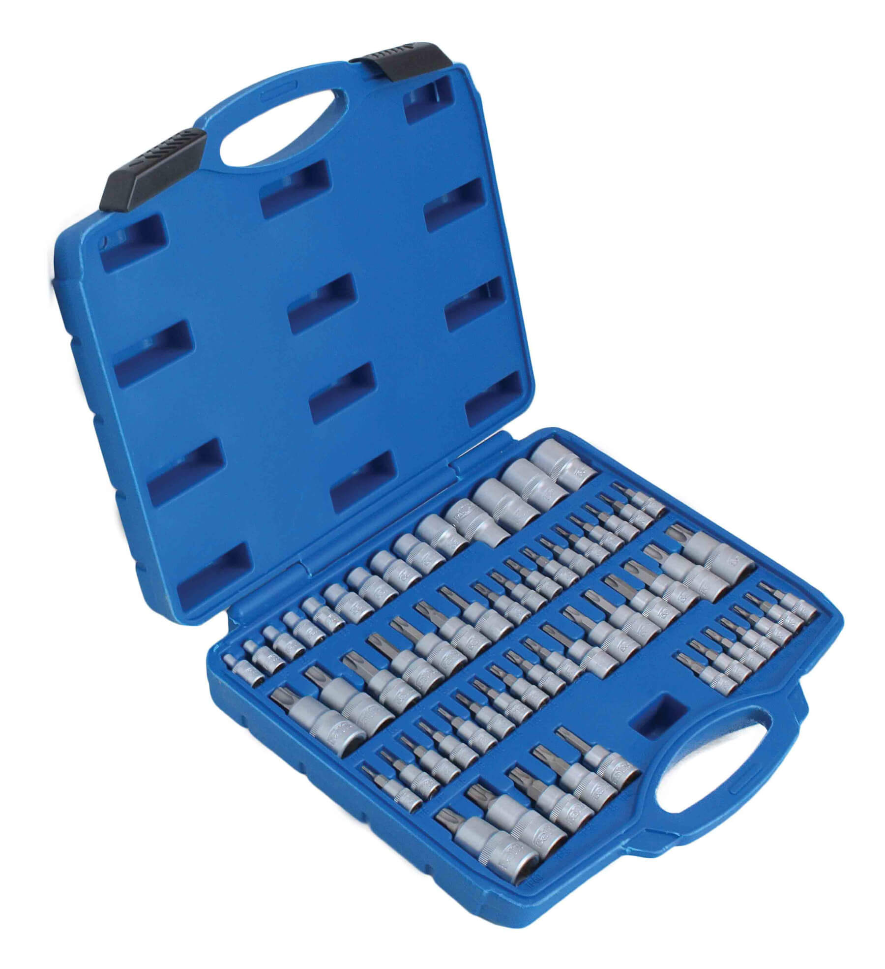 Sada nástrčných hlavíc s bitom - kľúčov Torx, E-Torx, Torx Plus, 1/2'', 1/4'', 3/8'', 60ks
