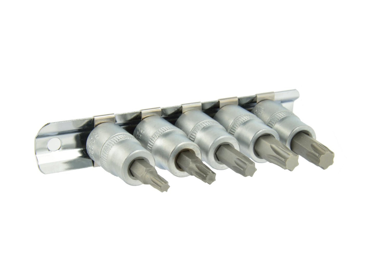 Sada nástrčných hlavíc s Torx bitmi T25 - T50, 3/8'', CrV, 5ks, Geko