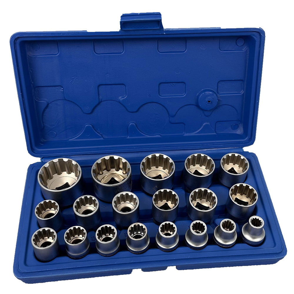 Sada nástrčných kľúčov - hlavíc Vario Plus 1/2'', 8 - 32mm, Gebo Tools