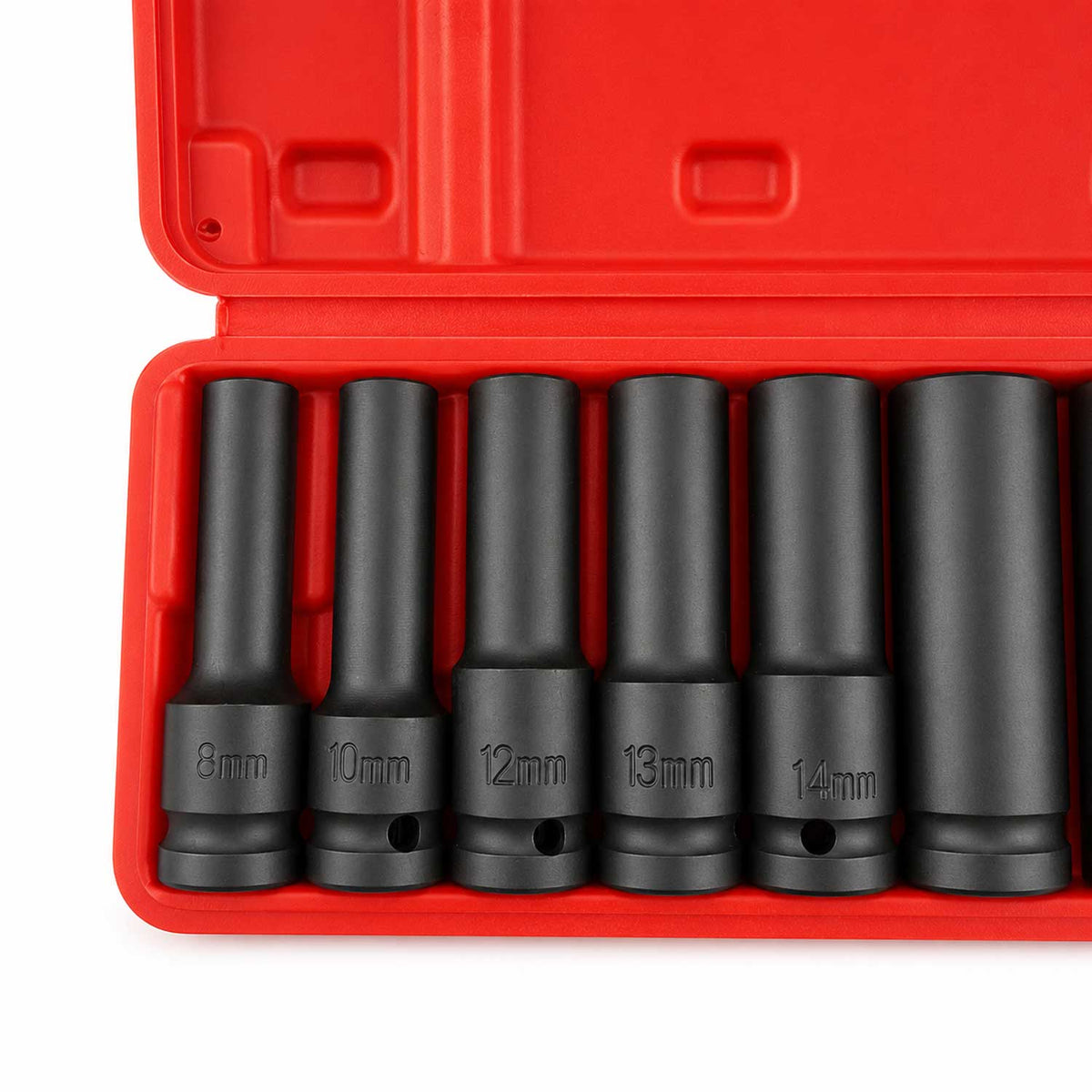 Sada rázových hlavíc Hex 1/2'', 8-24 mm, 10ks Gebo Tools