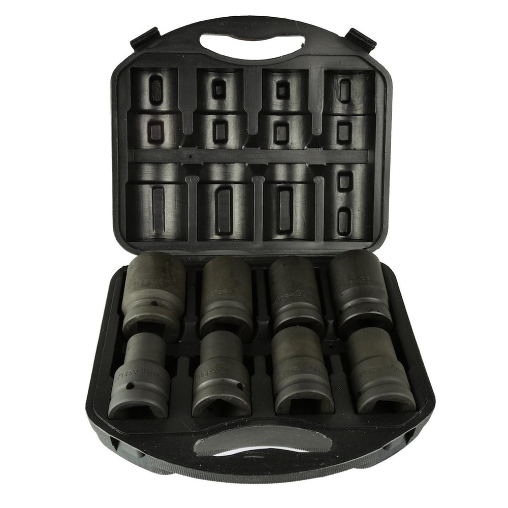 Sada rázových nástrčných havíc - kľúčov, 6-hran, 1'', 19 - 41mm, 8ks Geko