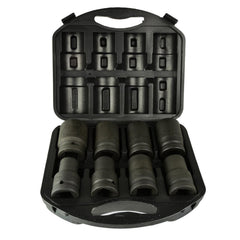 Sada rázových nástrčných havíc - kľúčov, 6-hran, 1'', 19 - 41mm, 8ks Geko