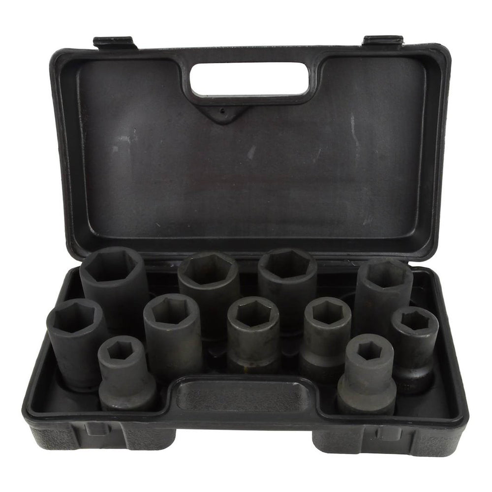 Sada rázových nástrčných hlavíc - kľúčov, 6-hran, 1'', 17 - 41mm, 11ks, Geko