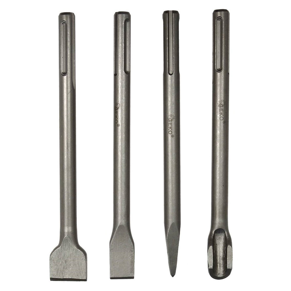 Sada sekáčov SDS Max 250mm, 4ks, Geko