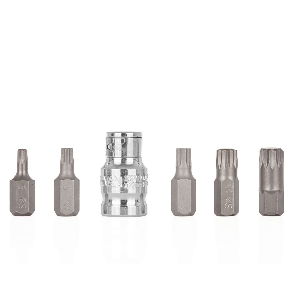 Sada Spline bitov s adaptérom M5 - M12, 6ks, Geko