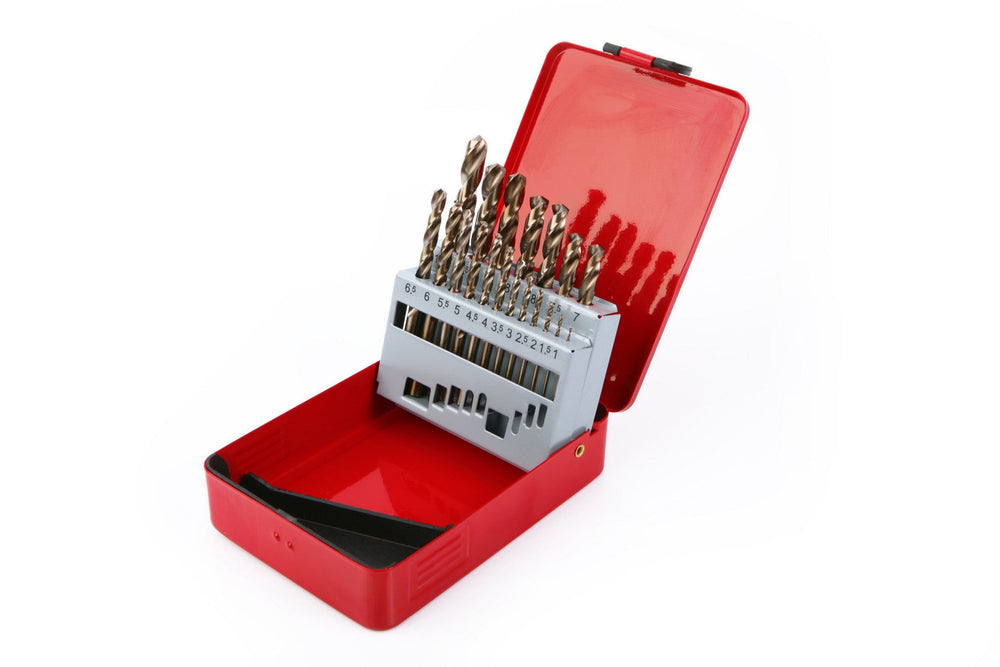 Sada vrtákov 1 - 10 x 0,5mm HSS 5% kobalt HBM