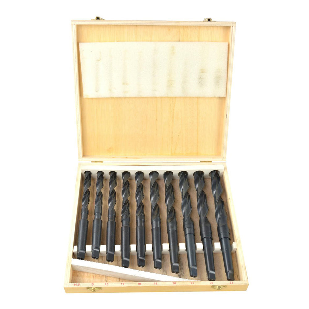 Sada vrtákov do kovu Morse MK2, HSS, 14,5 - 23mm, 10ks