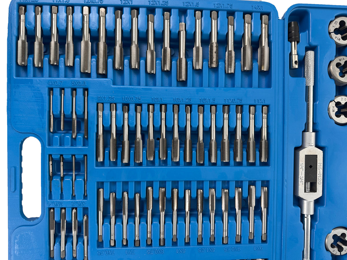 Sada závitníkov a závitových očiek 110ks M2 - M18, Gebo Tools