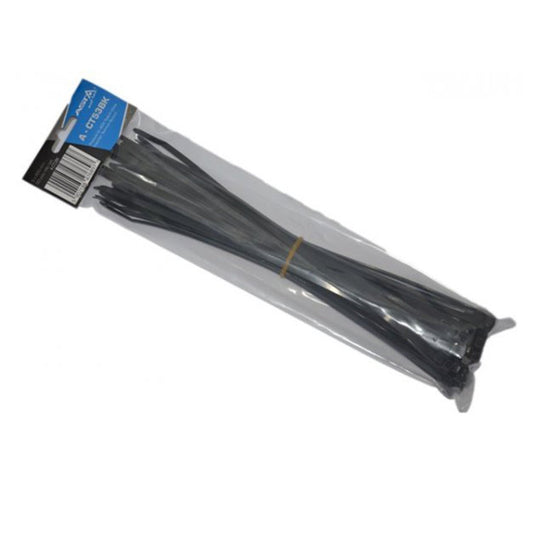 Sťahovacie pásky 5 x 300mm, 50ks, čierna