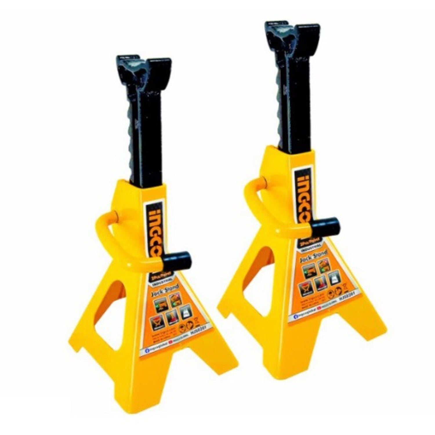 Sada stojanov - podpier 3 t s poistkou Ingco