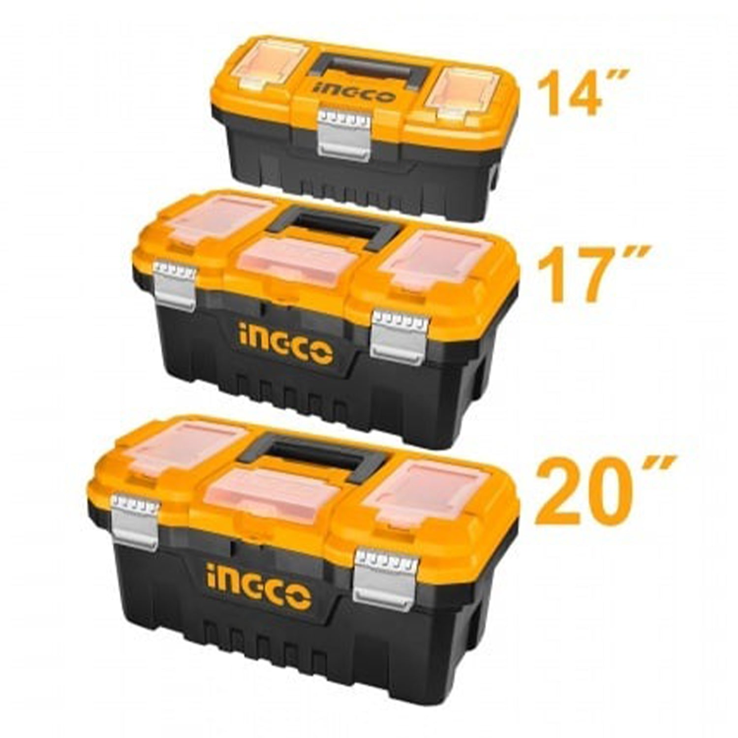 Sada 3 boxov na uloženie náradia ingco