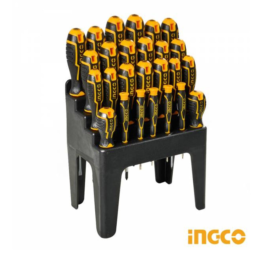Súprava 26 skrutkovačov cr-v ingco
