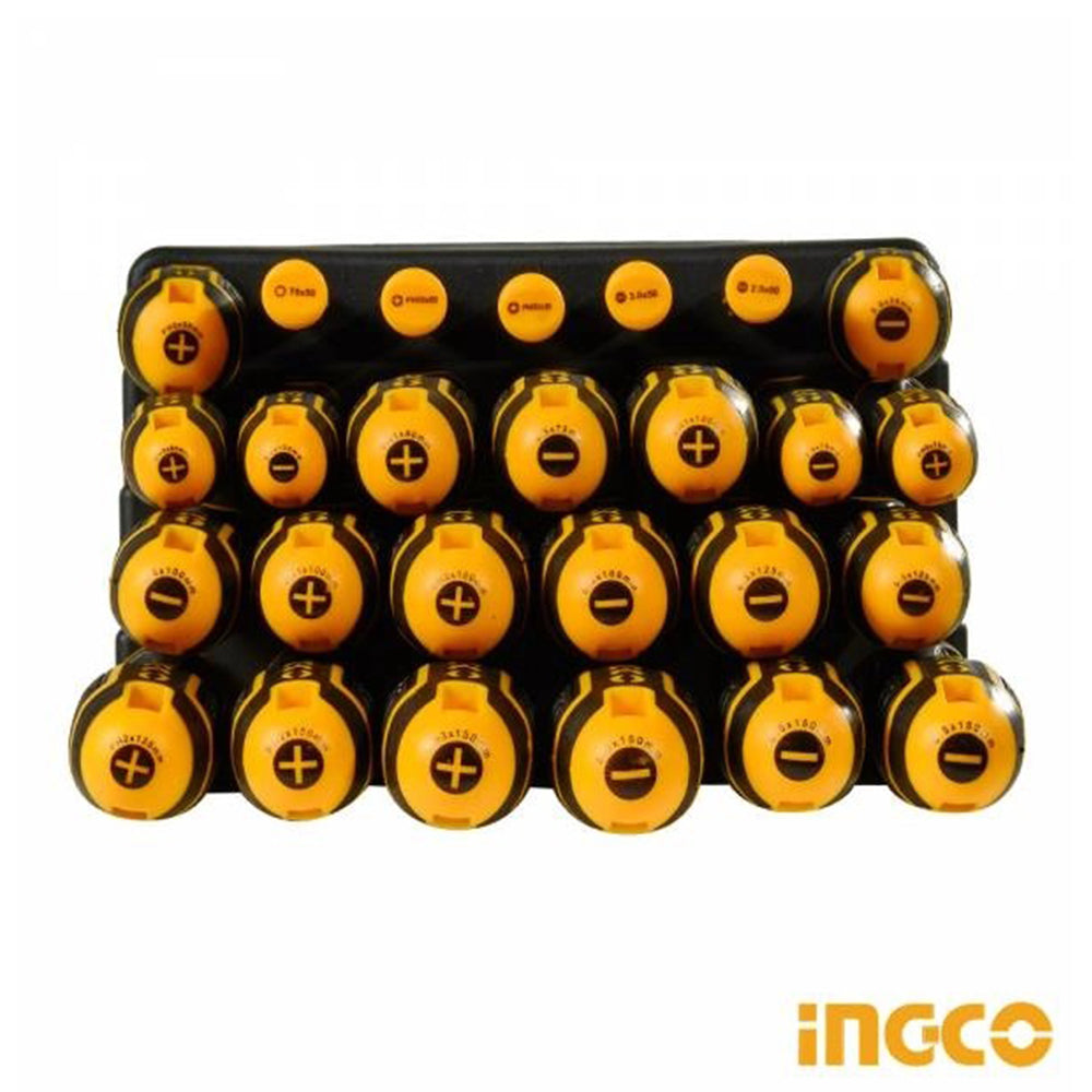 Súprava 26 skrutkovačov cr-v ingco