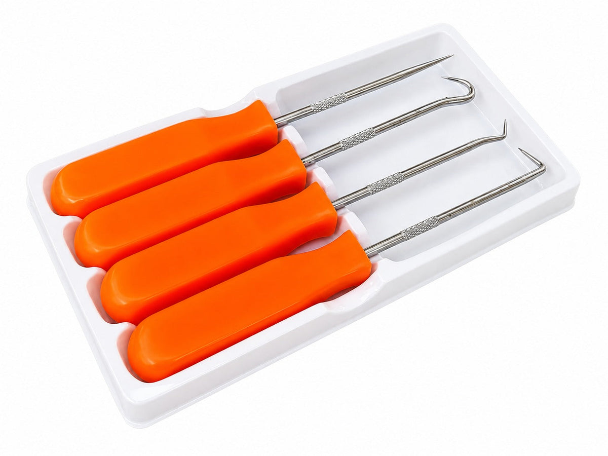 Háčiky na vyberanie tesnenia, sada 4ks, 160mm, Gebo Tools