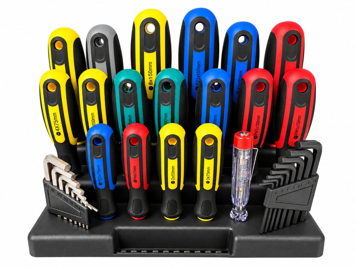 Sada skrutkovačov Torx, Imbus, hviezdica Gebo Tools