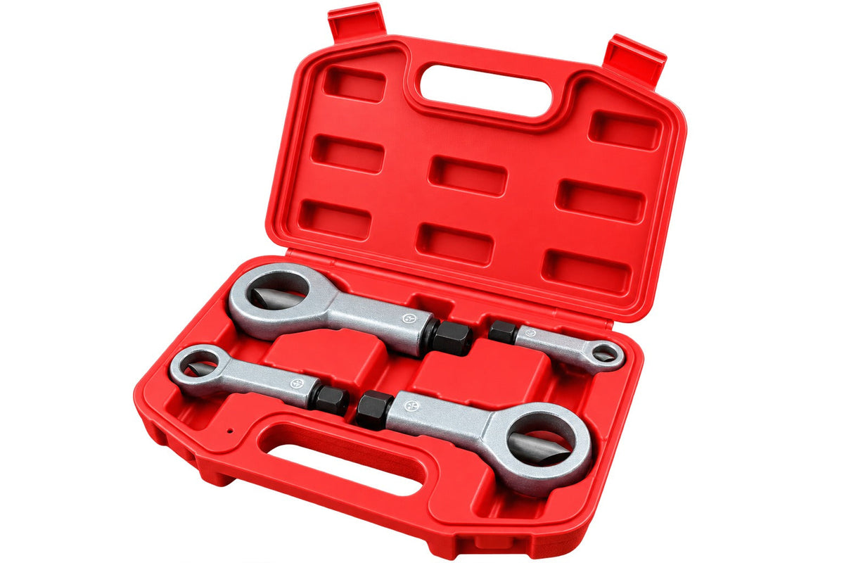 Sada sekáčov na matice a skrutky 9 - 27mm, 4ks Gebo Tools