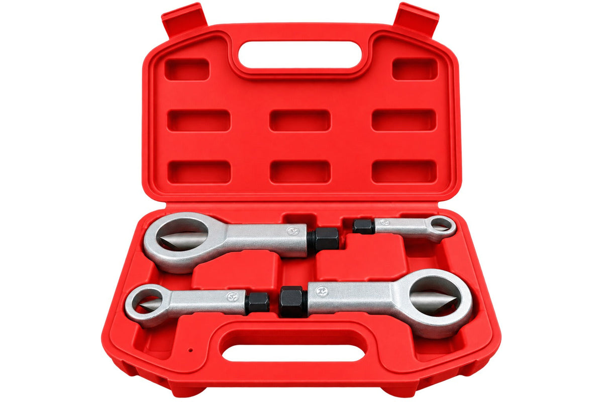 Sada sekáčov na matice a skrutky 9 - 27mm, 4ks Gebo Tools