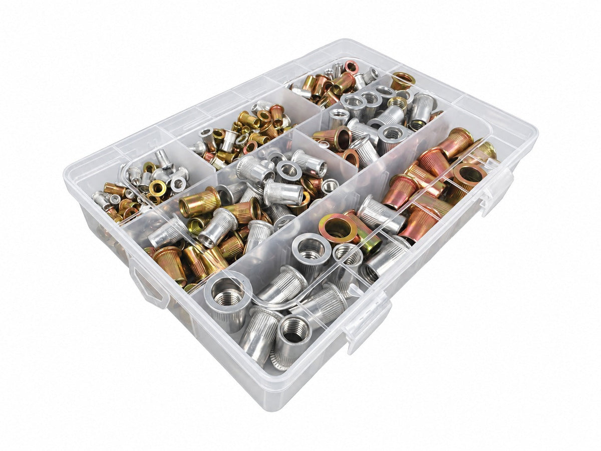 Sada nitovacích matíc M3 - M10, 300ks, Gebo Tools